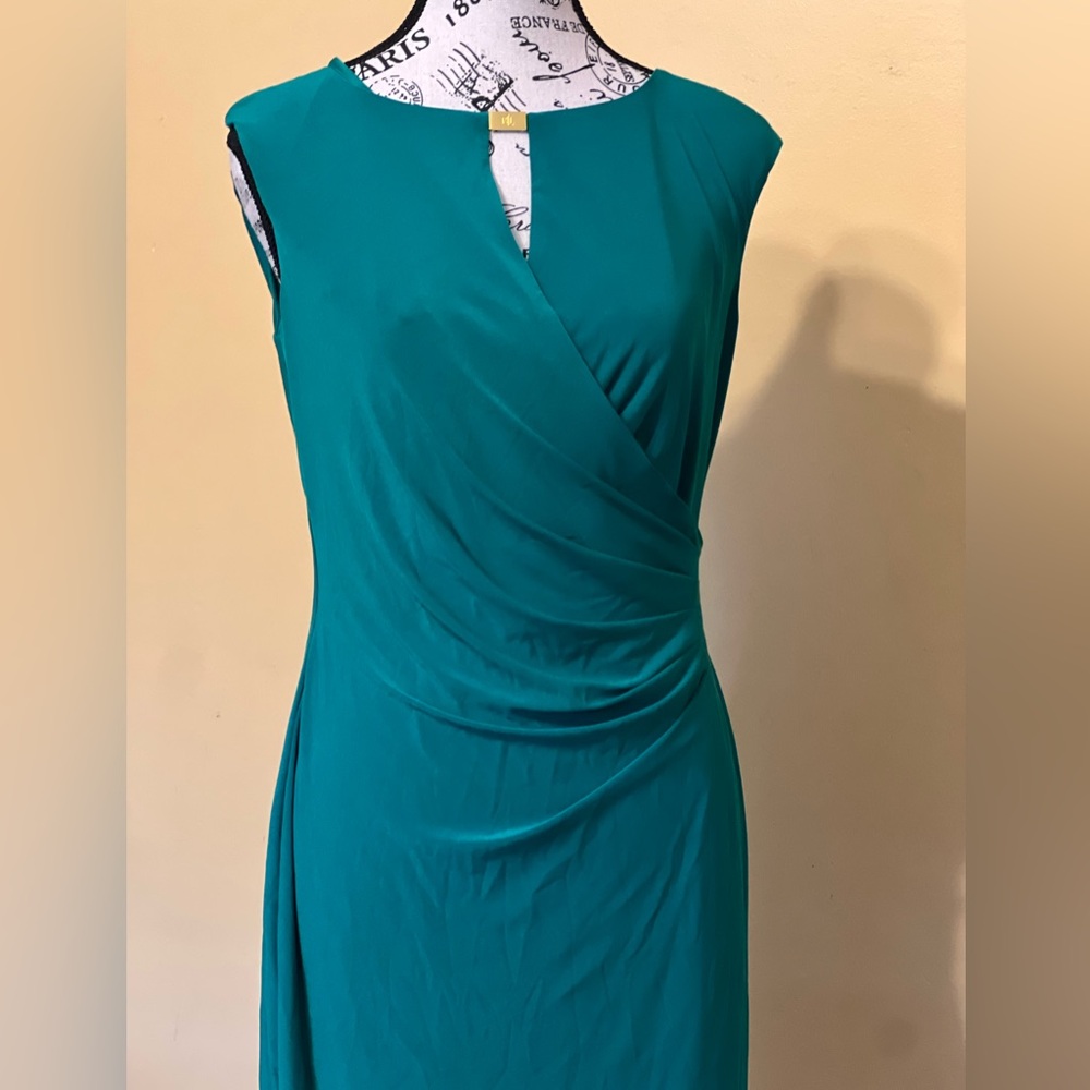 Lauren Ralph Lauren NWT Turquoise Green Women Size 8 Stretch - Picture 6 of 13